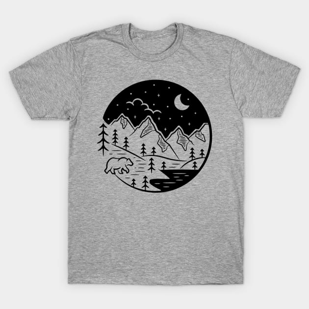 Take a walk at night? Why not T-Shirt by MonolineStore